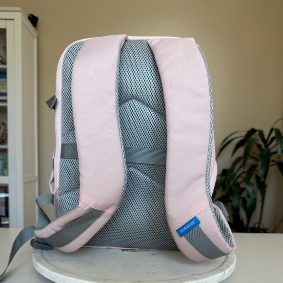 Bagsmart Camera Laptop Bag Backpack Travel Media Photography Pink Small main image 9